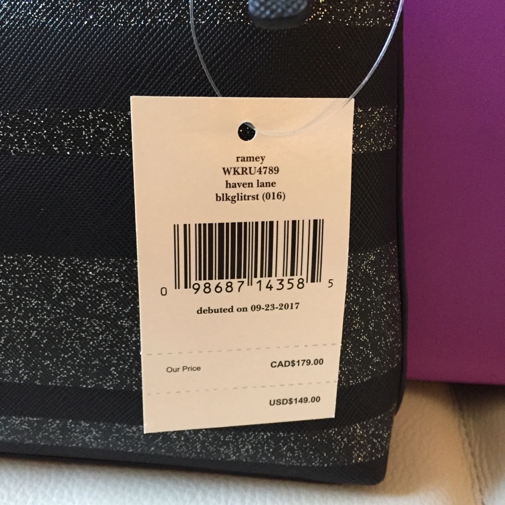 NWT KATE SPADE HAVEN LANE RAMEY CROSSBODY BLACK - Picture 5 of 8